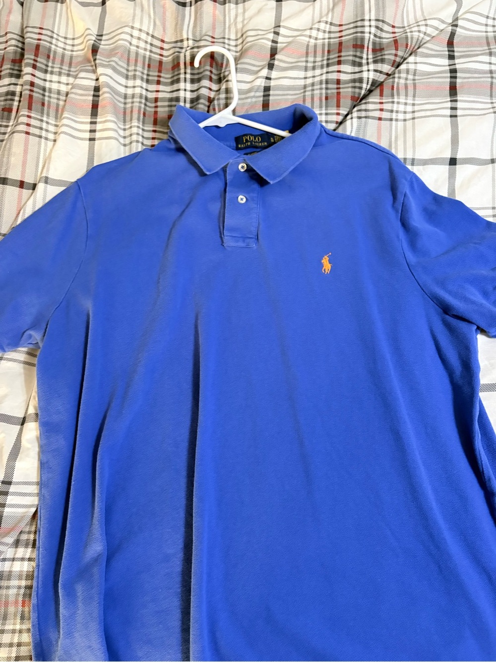 Polo by Ralph Lauren Royal Blue Polo with Orange Pony